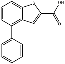 Benzo[b]thiophene-2-carboxylic acid, 4-phenyl- Struktur