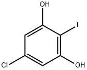 1,3-Benzenediol, 5-chloro-2-iodo- Struktur