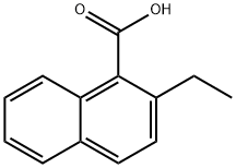 1-Naphthalenecarboxylic acid, 2-ethyl- Structure