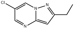 6-chloro-2-ethylpyrazolo[1,5-a]pyrimidine Struktur