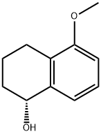 1-Naphthalenol, 1,2,3,4-tetrahydro-5-methoxy-, (1R)- Struktur