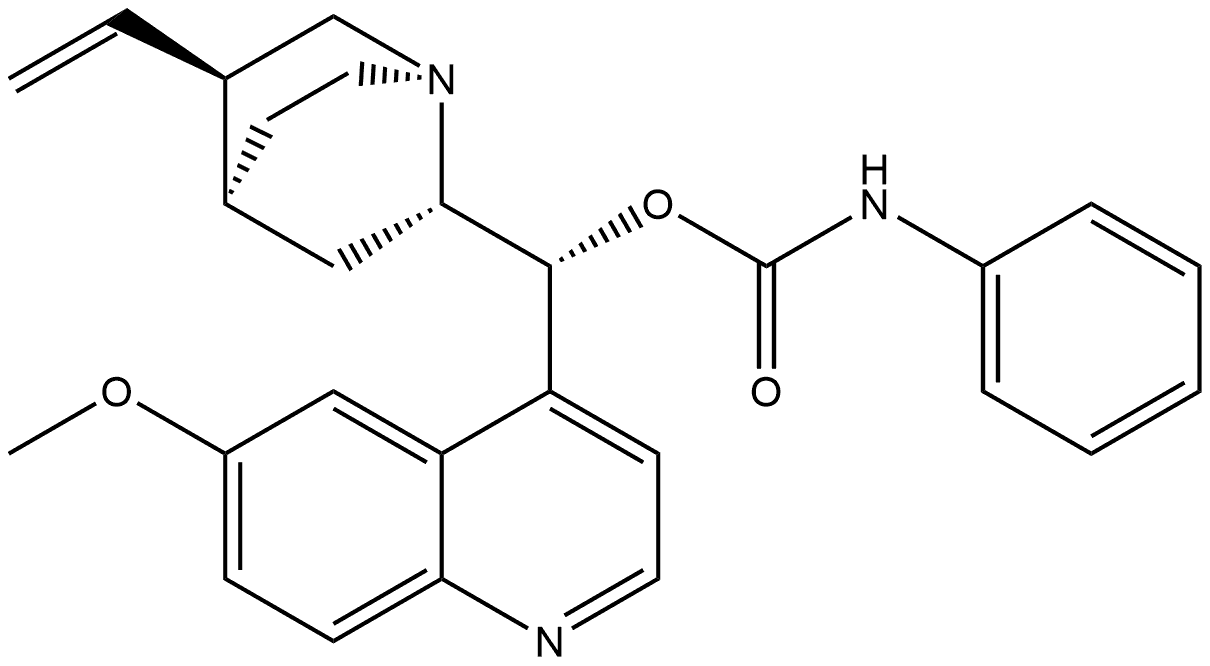 (9R)-6'-Methoxycinchonan-9-yl phenylcarbamate Struktur