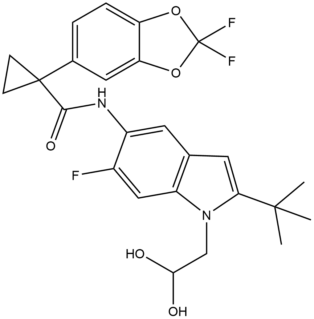 Tezacaftor Impurity 26 Struktur