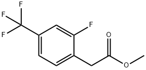 Methyl 2-fluoro-4-(trifluoromethyl)phenylacetate Struktur