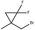 Cyclopropane, 1-(bromomethyl)-2,2-difluoro-1-methyl- Struktur