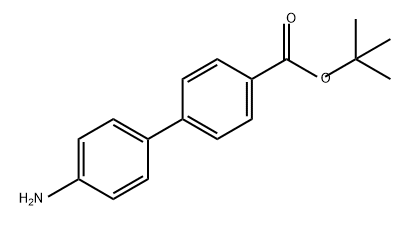 [1,1'-Biphenyl]-4-carboxylic acid, 4'-amino-, 1,1-dimethylethyl ester Struktur