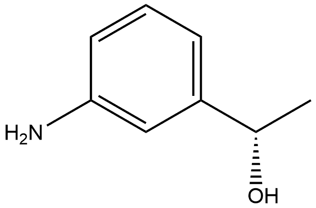 (S)-1-(3-Aminophenyl)ethan-1-ol Struktur