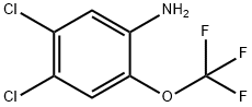 4,5-Dichloro-2-(trifluoromethoxy)aniline Struktur