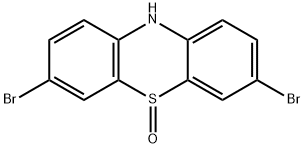 10H-Phenothiazine, 3,7-dibromo-, 5-oxide Struktur