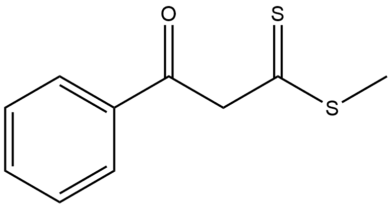 Benzenepropane(dithioic) acid, β-oxo-, methyl ester