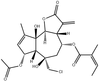 Eupachlorin acetate Struktur