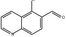 5-bromoquinoline-6-carbaldehyde Struktur