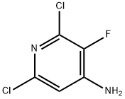 4-Pyridinamine, 2,6-dichloro-3-fluoro- Struktur