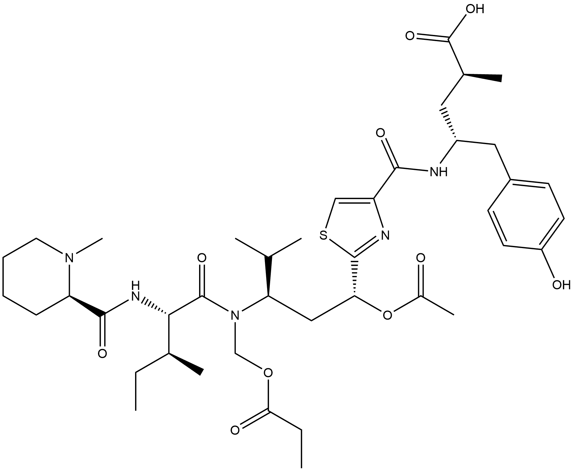 Tubulysin C Struktur