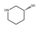 3-Piperidinethiol, (3R)- Struktur