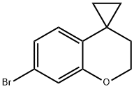 Spiro[4H-1-benzopyran-4,1'-cyclopropane], 7-bromo-2,3-dihydro- Struktur