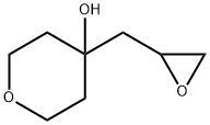 4-[(oxiran-2-yl)methyl]oxan-4-ol Struktur