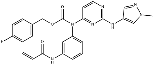 EGFR-HER2 Ex20Ins inhibitor 1a Struktur