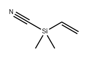 Silanecarbonitrile, 1-ethenyl-1,1-dimethyl- Struktur