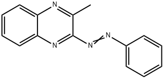 (3-Methylquinoxalin-2-yl)-phenyldiazene Struktur