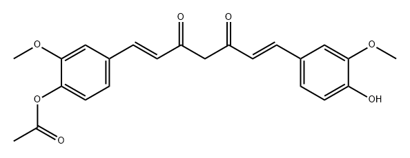 1,6-Heptadiene-3,5-dione, 1-[4-(acetyloxy)-3-methoxyphenyl]-7-(4-hydroxy-3-methoxyphenyl)-, (1E,6E)-