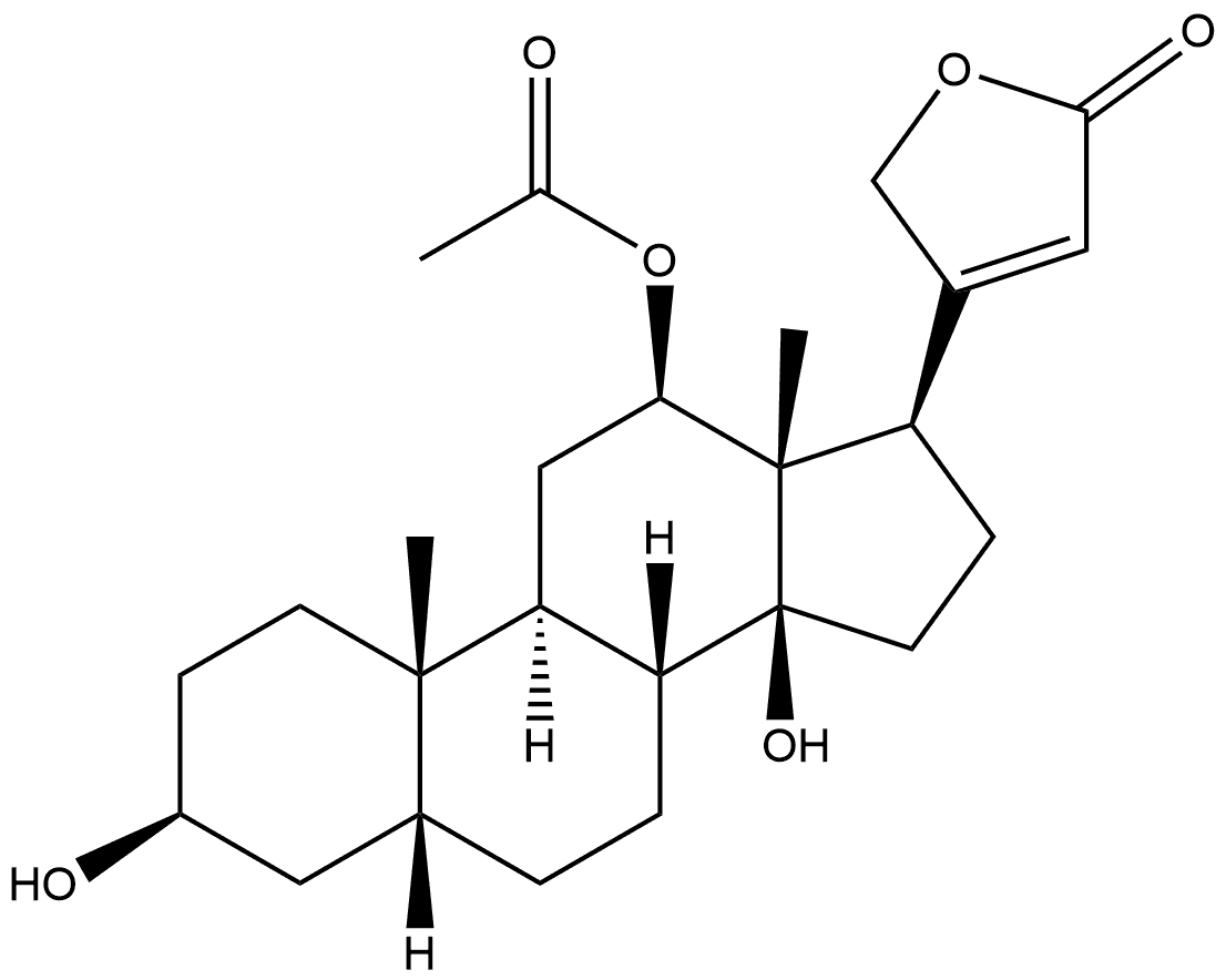 12β-Acetyldigoxigenin Struktur