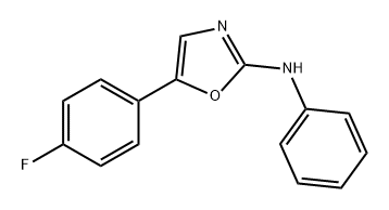 2-Oxazolamine, 5-(4-fluorophenyl)-N-phenyl- Struktur