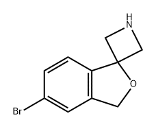 Spiro[azetidine-3,1'(3'H)-isobenzofuran], 5'-bromo- Struktur