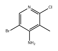 4-Pyridinamine, 5-bromo-2-chloro-3-methyl- Struktur