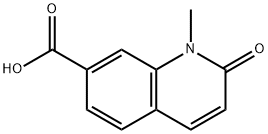 7-Quinolinecarboxylic acid, 1,2-dihydro-1-methyl-2-oxo- Struktur