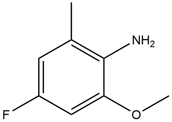 4-Fluoro-2-methoxy-6-methylbenzenamine Struktur