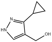 (3-cyclopropyl-1H-pyrazol-4-yl)methanol Struktur