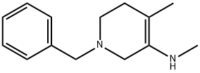 3-Pyridinamine, 1,2,5,6-tetrahydro-N,4-dimethyl-1-(phenylmethyl)- Struktur