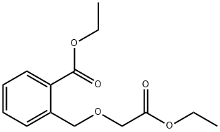 Benzoic acid, 2-[(2-ethoxy-2-oxoethoxy)methyl]-, ethyl ester Struktur