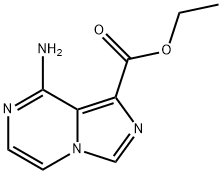 ethyl 8-aminoimidazo[1,5-a]pyrazine-1-carboxylate Struktur