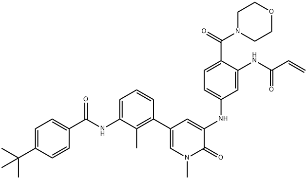 CHMFL-BTK-01 (COMPOUND 9) Struktur