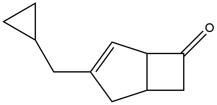 3-(cyclopropylmethyl)bicyclo[3.2.0]hept-3-en-6-one Struktur