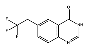 4(3H)-Quinazolinone, 6-(2,2,2-trifluoroethyl)- Struktur