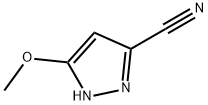 5-Methoxy-1H-pyrazole-3-carbonitrile Struktur