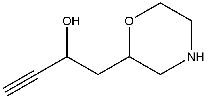 2-Morpholineethanol,α-ethynyl- Struktur