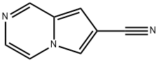 pyrrolo[1,2-a]pyrazine-7-carbonitrile Struktur