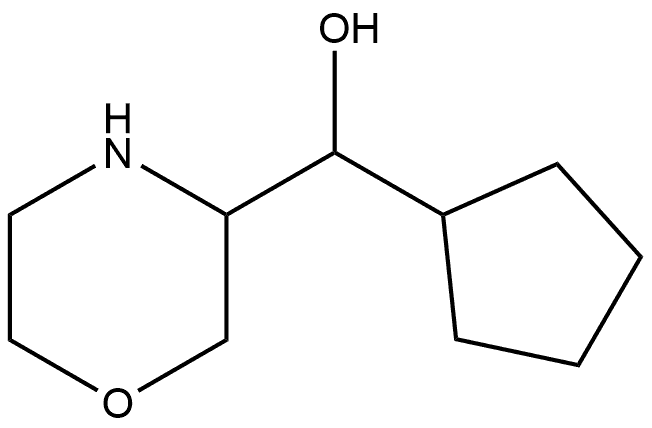 3-Morpholinemethanol,α-cyclopentyl- Struktur