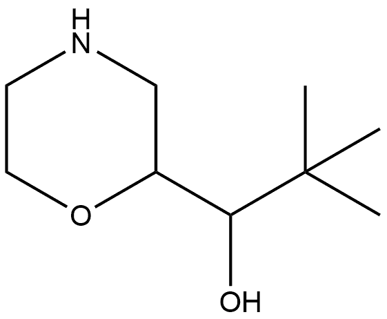 2-Morpholinemethanol,α-(1,1-dimethylethyl)- Struktur