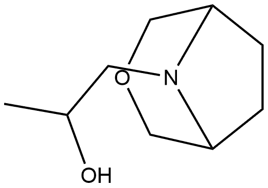 1-(3-oxa-8-azabicyclo[3.2.1]octan-8-yl)propan-2-ol Struktur