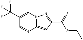 ethyl 6-(trifluoromethyl)pyrazolo[1,5-a]pyrimidine-2-carboxylate Struktur