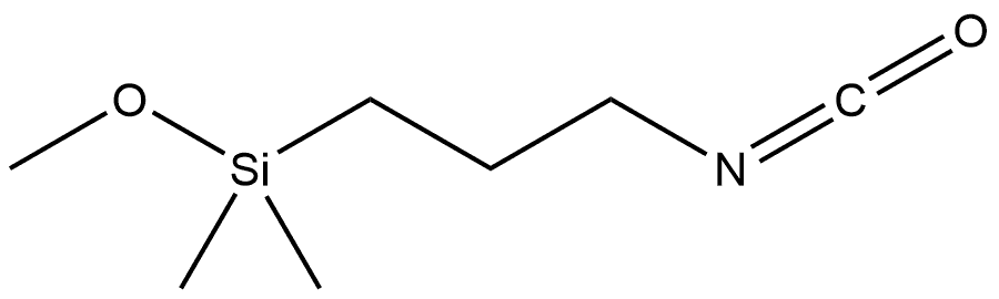 Isocyanatopropyldimethylmethoxysilane Struktur