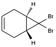 7,7-dichlorobicyclo<4.1.0>hept-3-ene Struktur