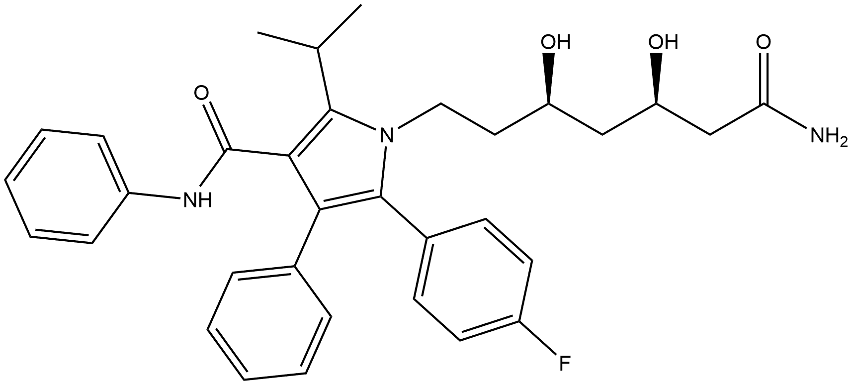 Atorvastatin Impurity 118 Struktur