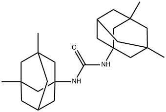 Urea, N,N'-bis(3,5-dimethyltricyclo[3.3.1.13,7]dec-1-yl)- Struktur