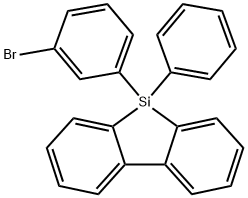 5-(3-溴苯基)-5-苯基-5H-二苯并[B,D]硅烷, 2131835-40-8, 結(jié)構(gòu)式